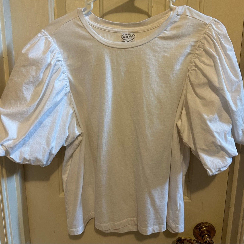 Mud Pie Classic White Tee